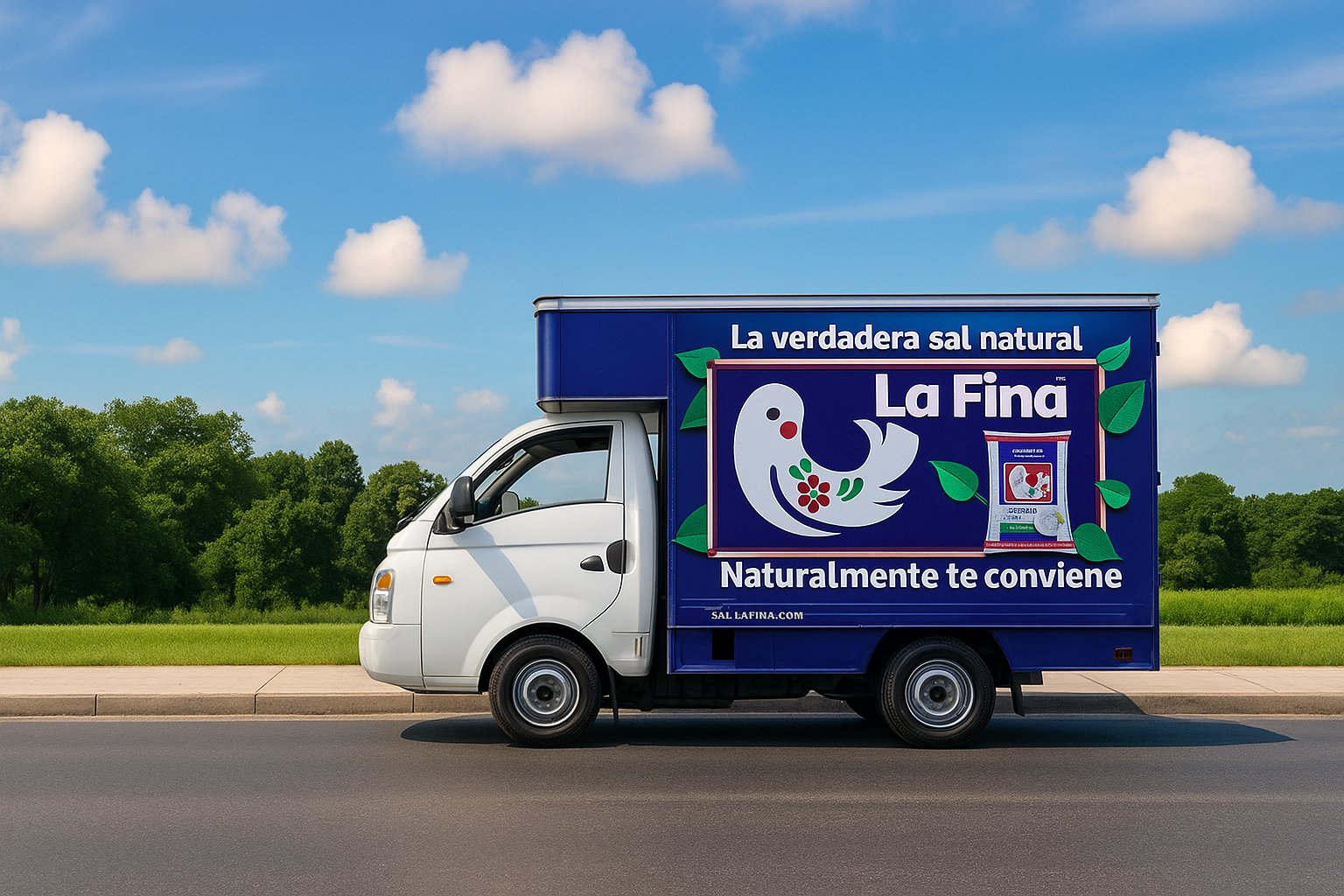 Valla de publicidad móvil en Cancún